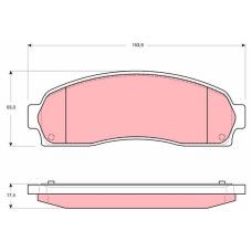 Гальмівні колодки TRW