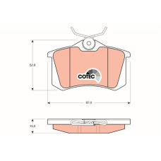 Гальмівні колодки TRW