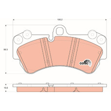 Гальмівні колодки TRW