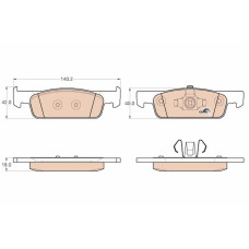 Тормозные колодки TRW
