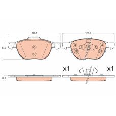 Тормозные колодки TRW