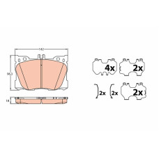 Тормозные колодки TRW