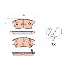 Тормозные колодки TRW
