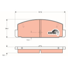 Тормозные колодки TRW