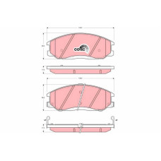 Тормозные колодки TRW