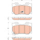 Гальмівні колодки TRW