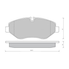 Тормозные колодки дисковые STARLINE BD S426