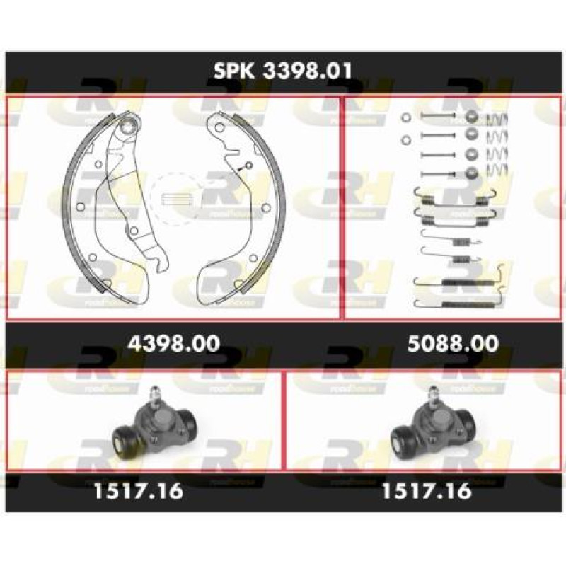 Тормозной комплект ROADHOUSE