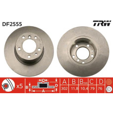 Тормозной диск TRW