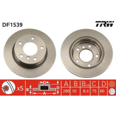 Тормозной диск TRW