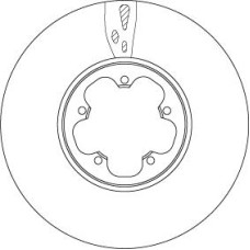 Тормозной диск TRW